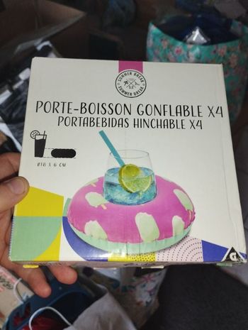 Porte boisson gonflable