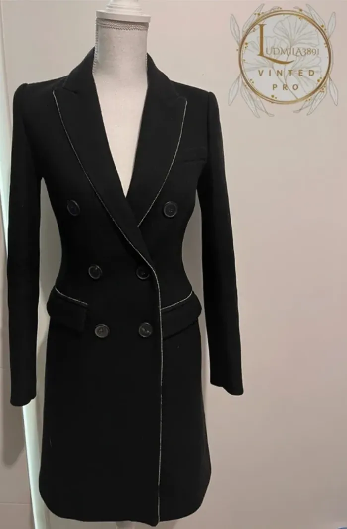 Manteau Morgan noir / 202-Grey.n