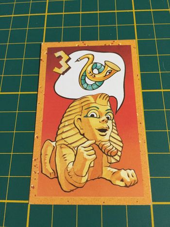 Carte trésor Instrument 3 pièce détachée jeu de société Ramsès II Ravensburger #A65