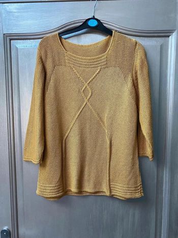 Pull moutarde d’été taille 3