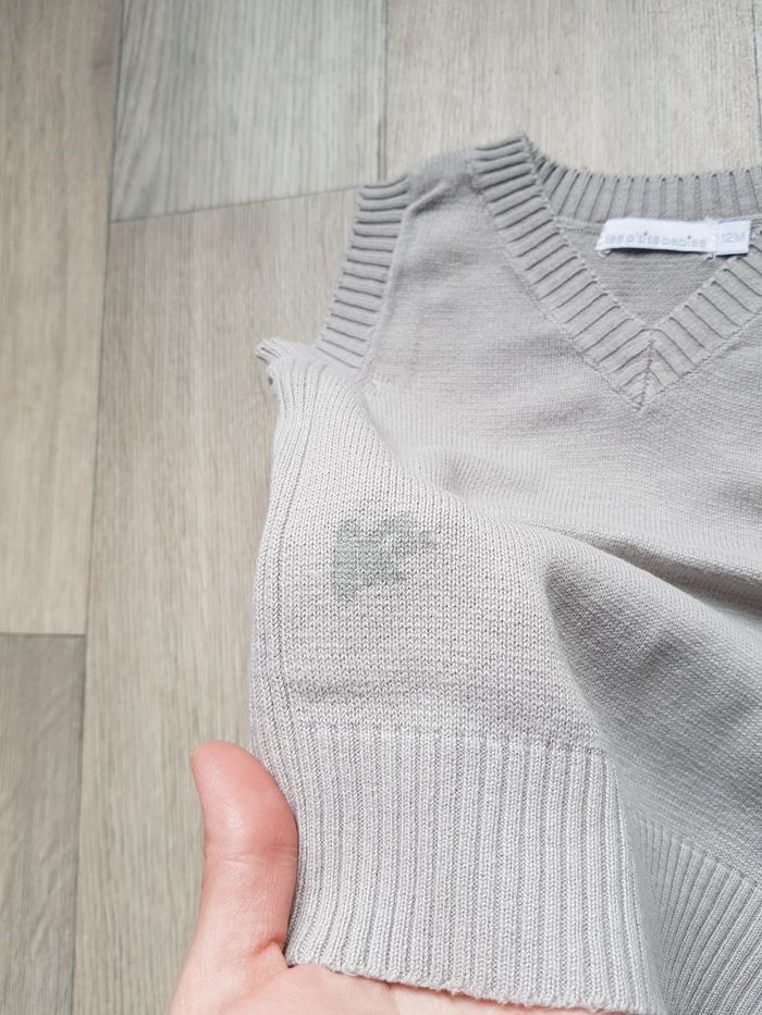 Pull sans manches 12 mois Garçon - photo numéro 4