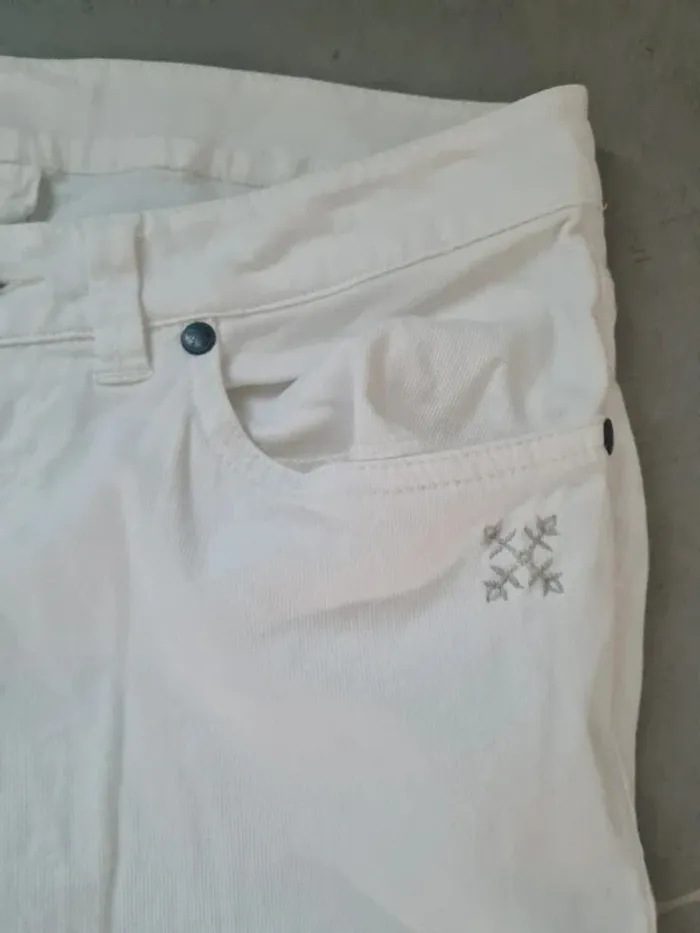 Jeans blanc - photo numéro 2