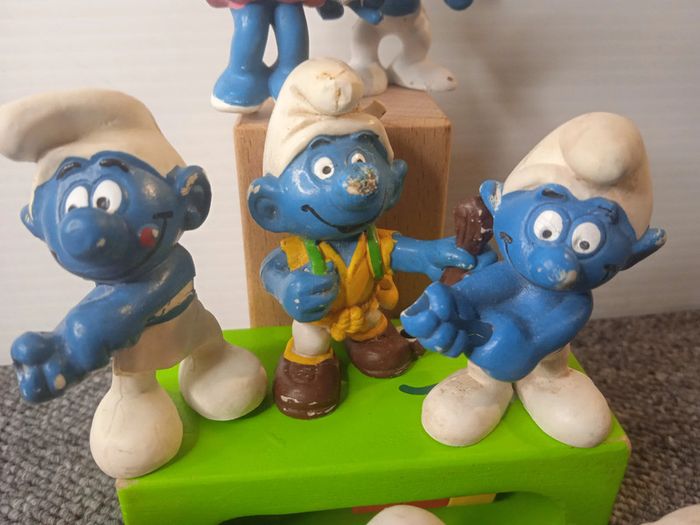 lot de figurines  Schtroumpf avec défauts  the smurfs - photo numéro 3
