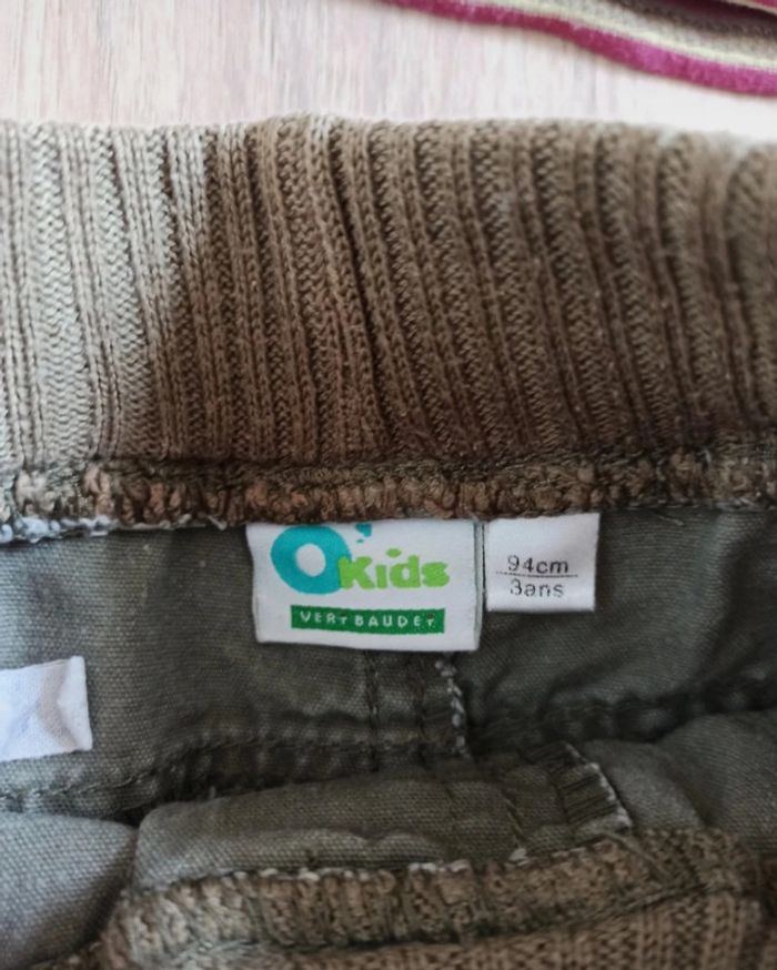 T-shirt vert cadet rousselle 4 ans T-shirt col roulé sergent major Pantalon okidz Vertbaudet 3 ans - photo numéro 7