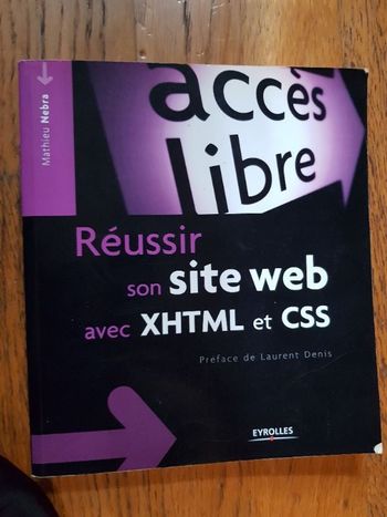 Livre " comment créer son site web "