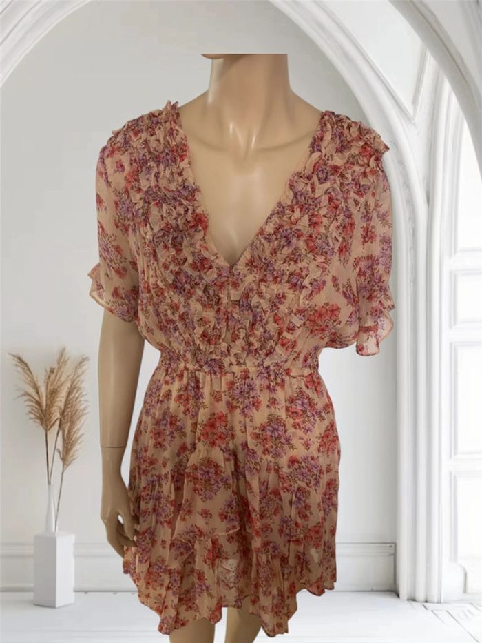 Magnifique robe fleuris entièrement doublée the kooples neuve taille 1 - photo numéro 10