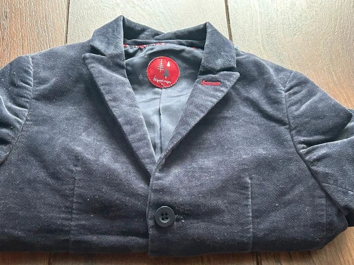 Veste blazer en velours anthracite Sergent Major 4ans - photo numéro 3