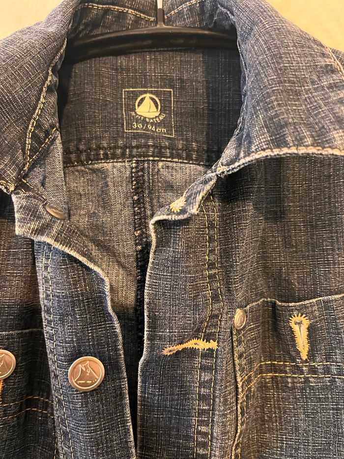 Veste en jean petit bateau - photo numéro 2