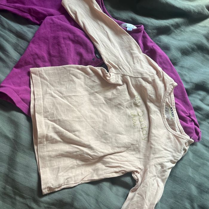 lot de 2 haut bébé 9mois