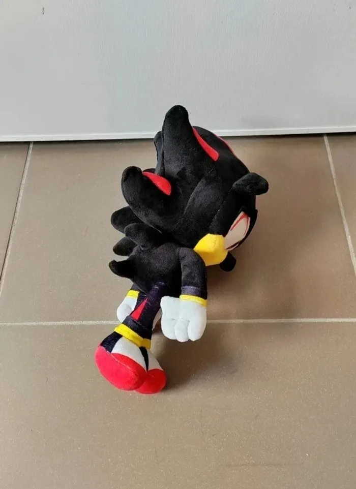 Grande peluche Sonic ( Shadow ) - 30cm - photo numéro 4