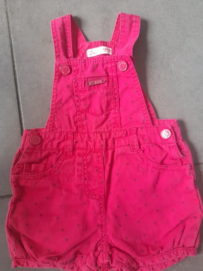 Salopette short