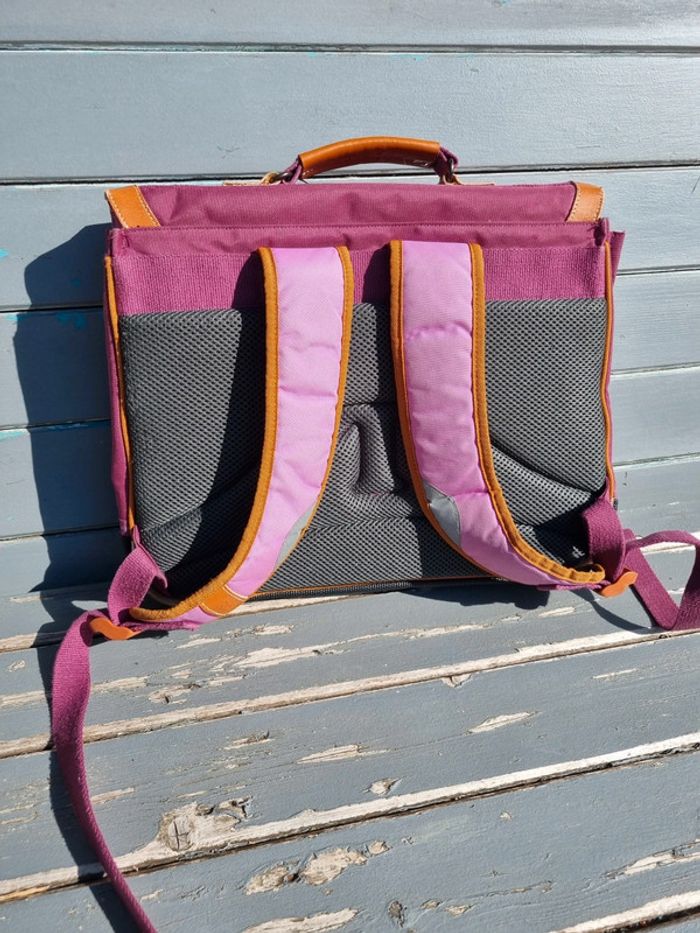 Cartable tann s rose fushia - photo numéro 2