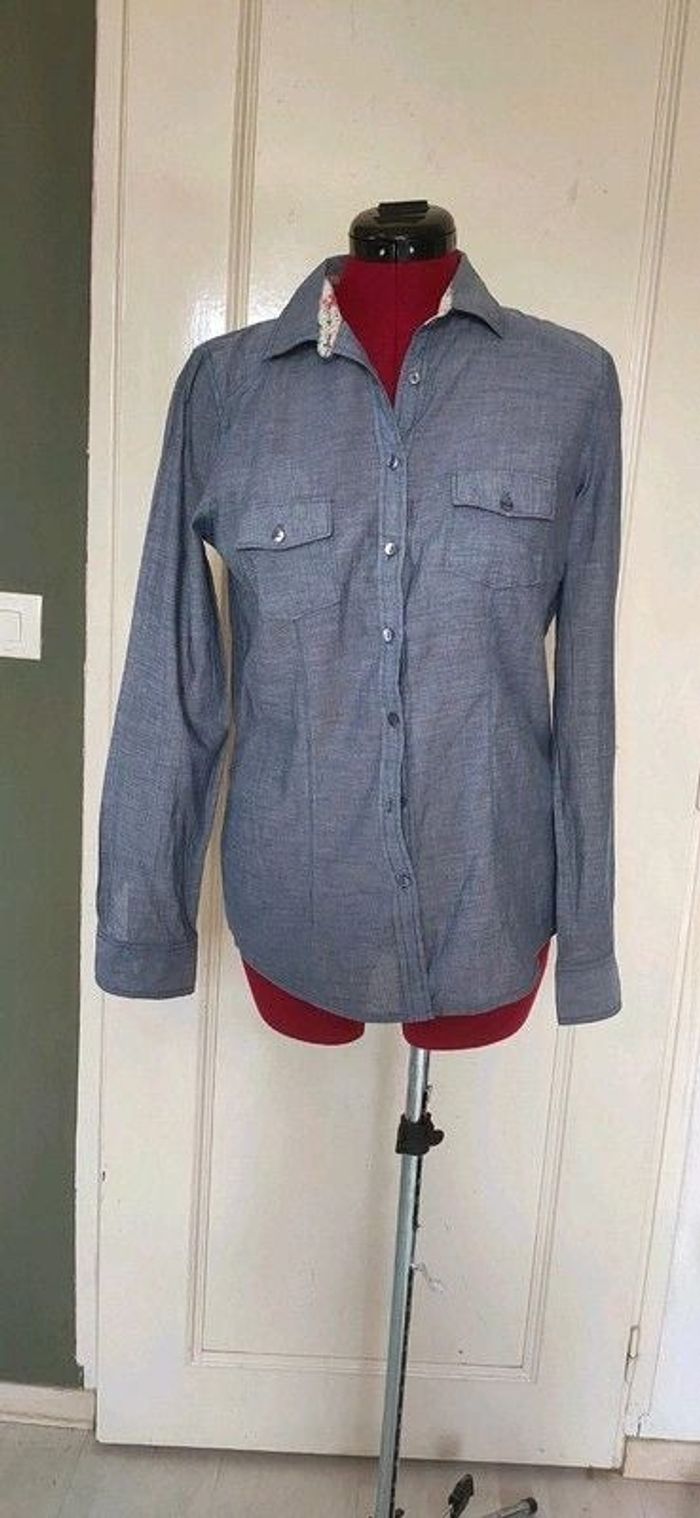 Chemise immitation jeans