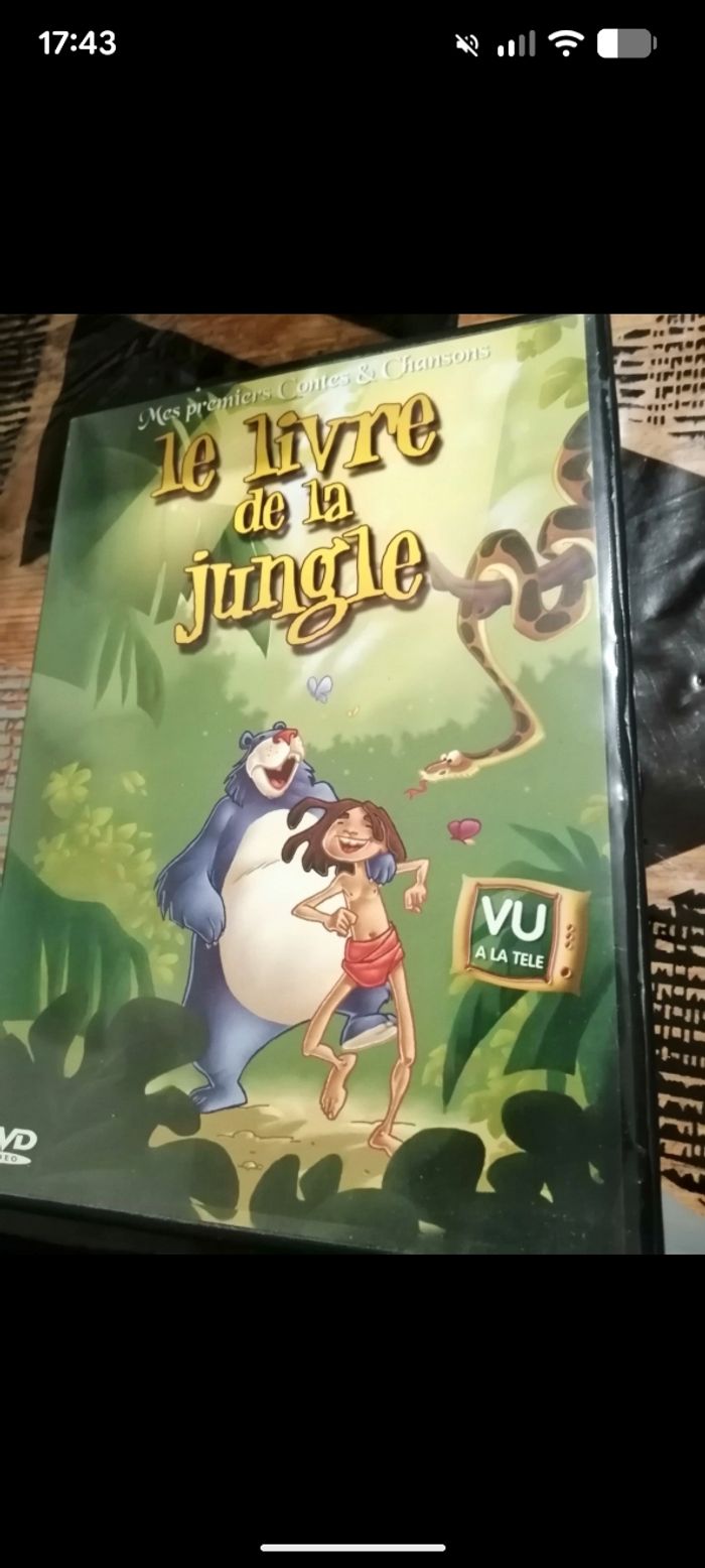 DVD le livre de la jungle , mes premiers contes et chansons