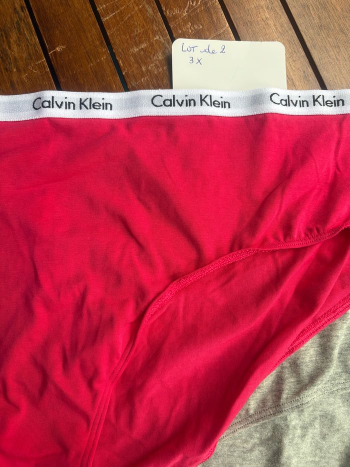 Lot de 2 culottes Calvin Klein taille 3XL neuves - photo numéro 2