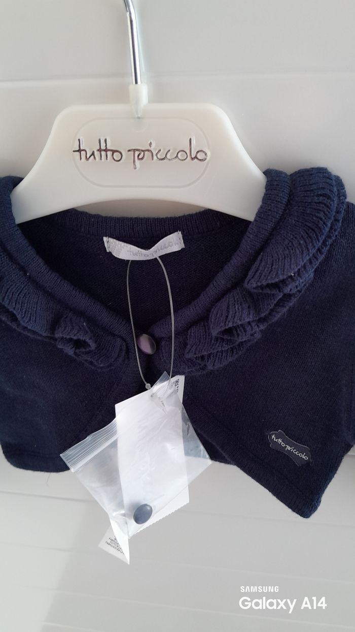 Boléro fille neuf tutto piccolo 3 mois - photo numéro 2