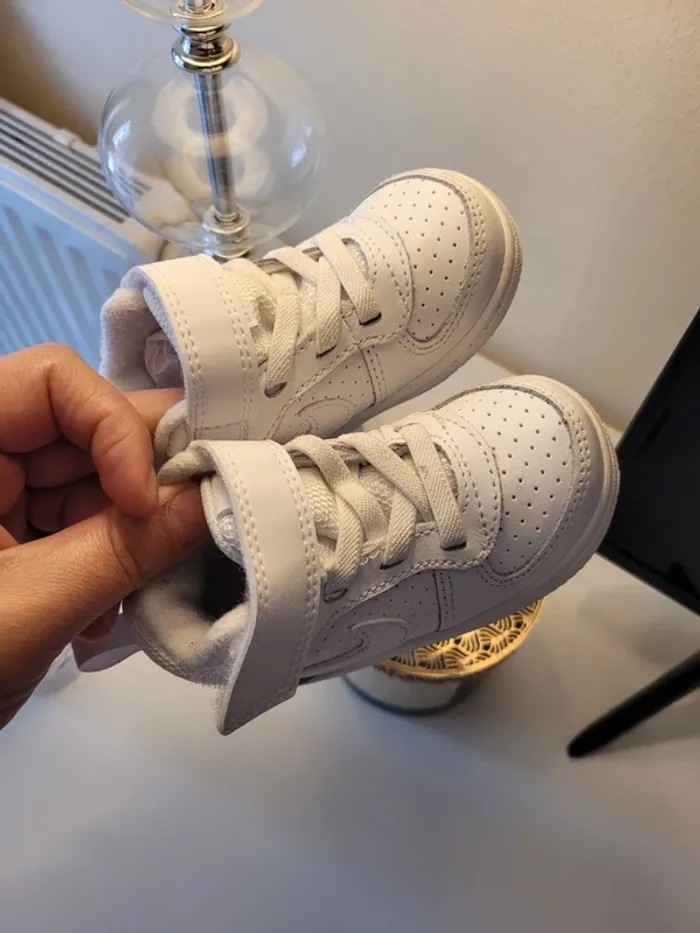 Nike bébé Court Borough Low 2 blanches - photo numéro 4