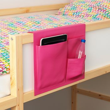Rangement IKEA vide poches de lit Rose Bon état 