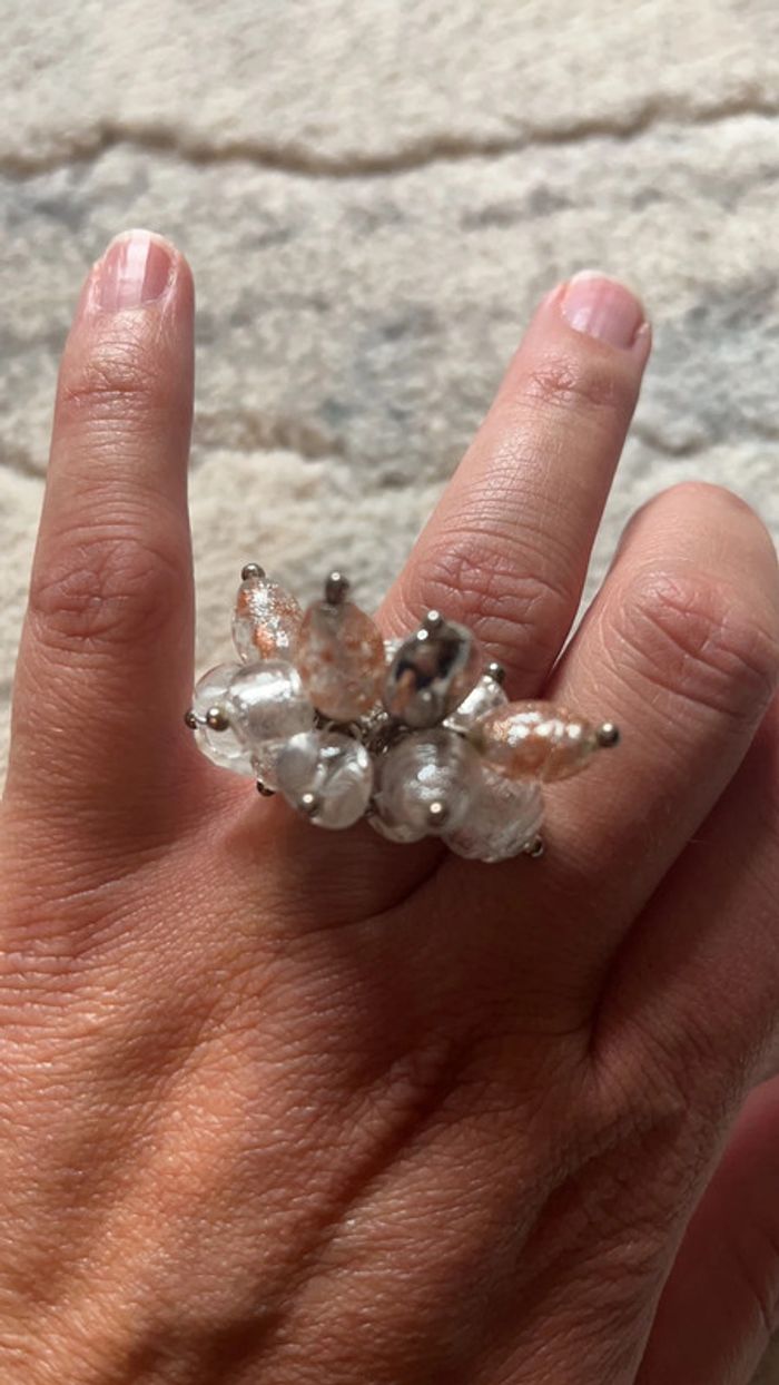Bague verre de Murano - photo numéro 3