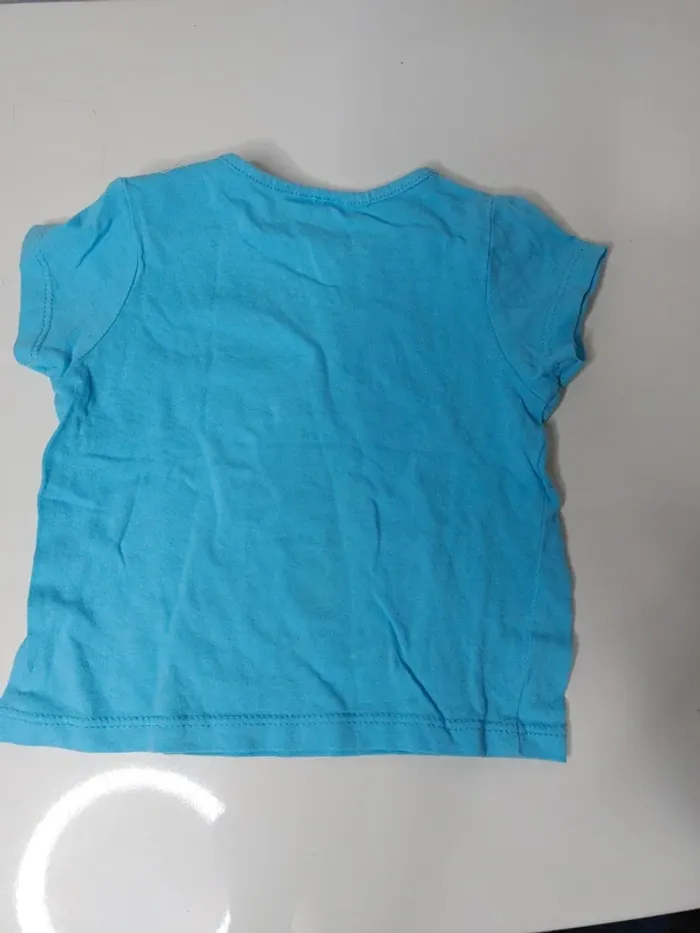 Tee-shirt bleu clair - photo numéro 2