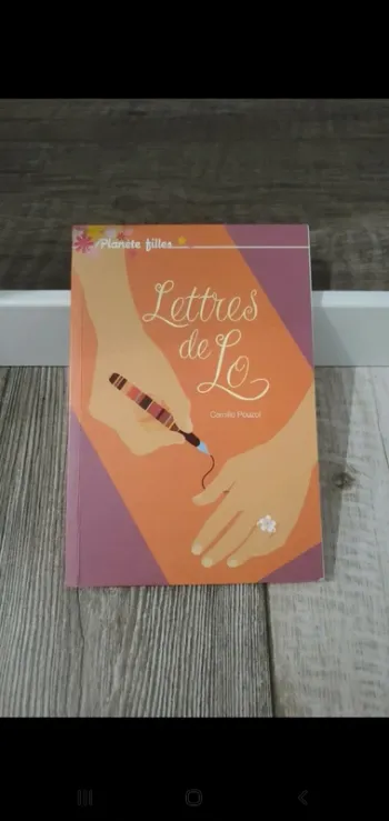 Livre Lettre de Lo - Planete filles