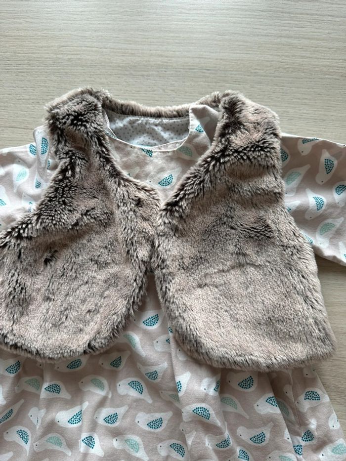 Ensemble robe et gilet taille 18mois - photo numéro 2