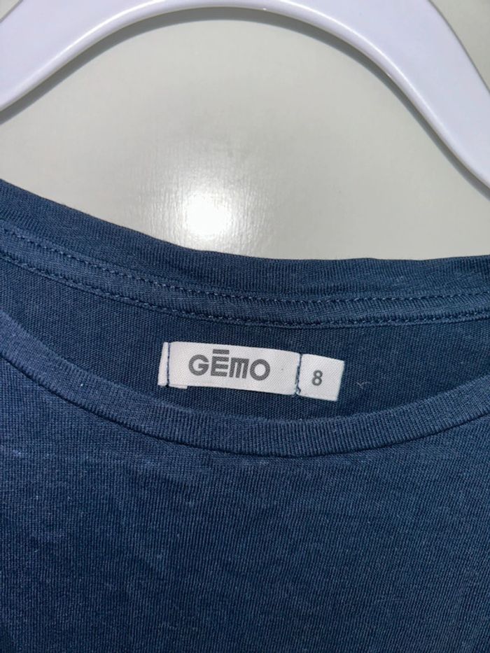 T-shirt à manches longues bleu marine - 8 ans - Gémo - photo numéro 3