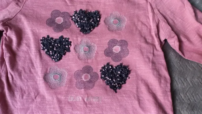 T-shirt vieux rose okaidi t6 - photo numéro 2