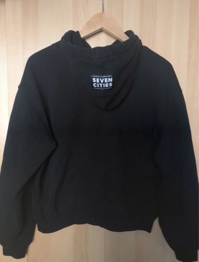 sweat à capuche noir - photo numéro 2