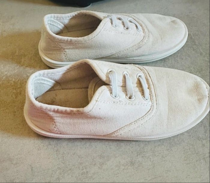 🌼espadrille blanche pointure 28🌼 - photo numéro 2