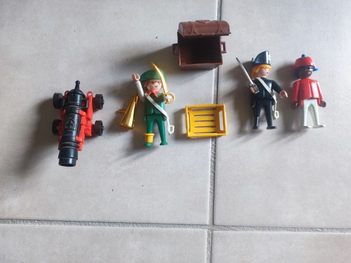 lot playmobil pirate vintage