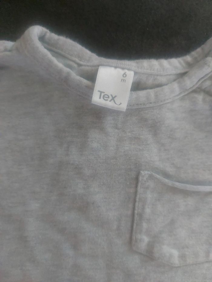 T shirt gris - photo numéro 3