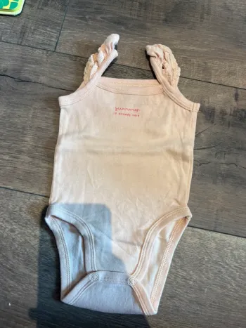 Body débardeur fille 3 mois