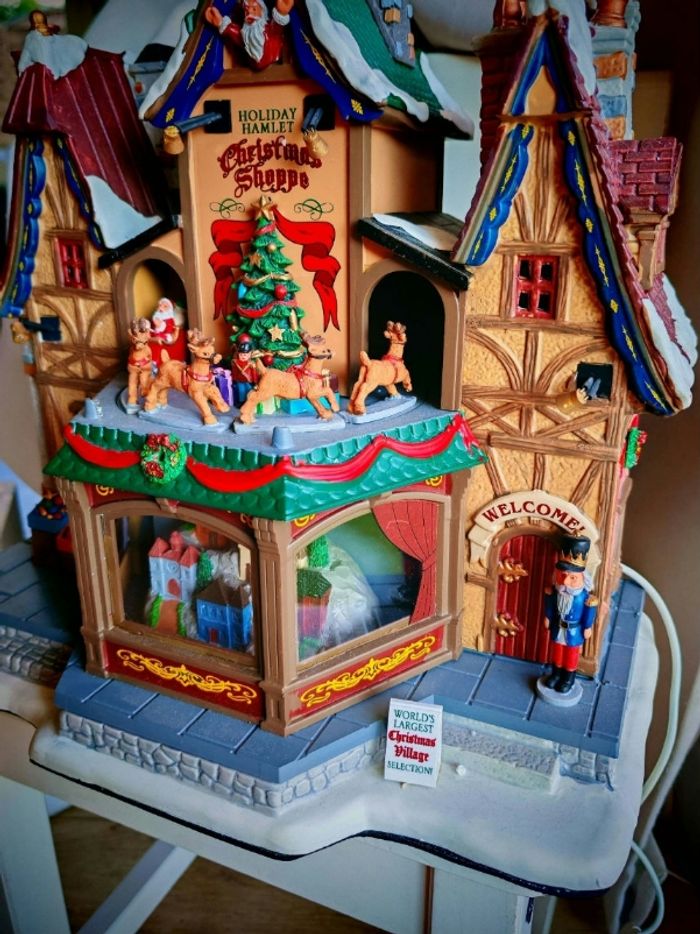 Village de noël lemax holiday hamlet Christmas shoppe - photo numéro 2