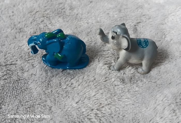 Lot de 2 figurine éléphant - photo numéro 3