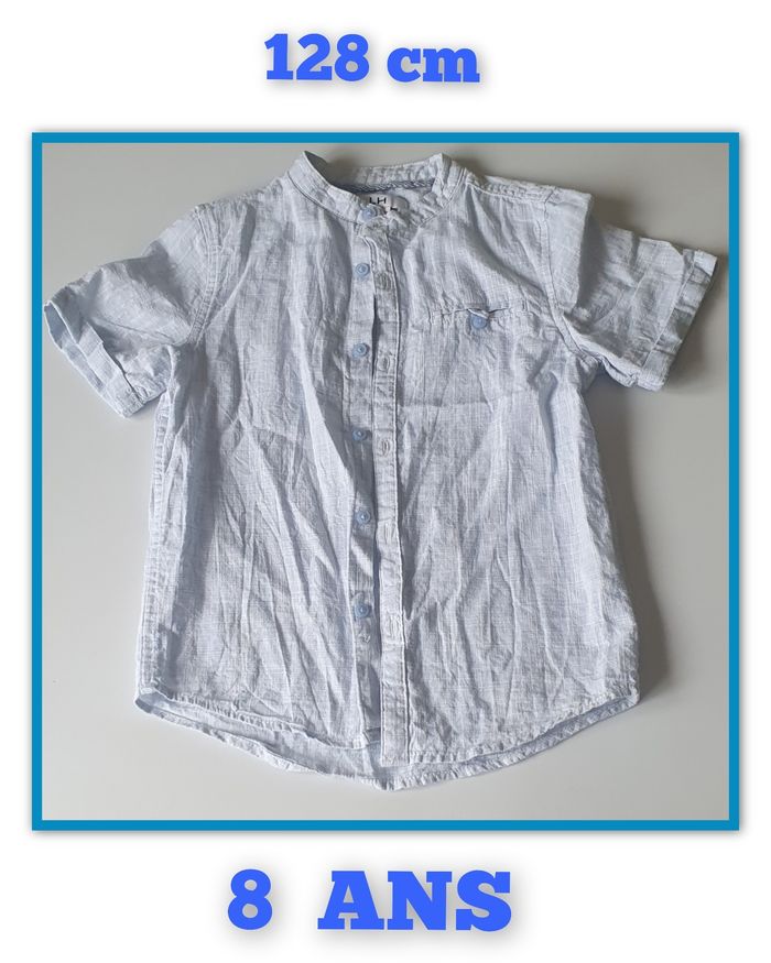 Chemise légère enfant – manches courtes 8ans 128cm