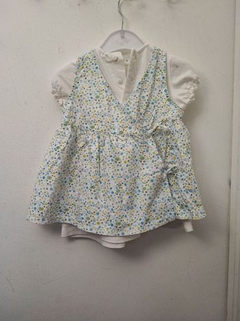 Robe tablier bébé fille
