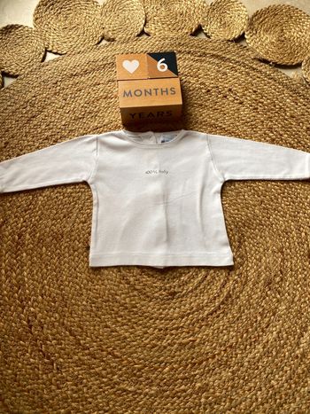 T-shirt manche longue 6 mois