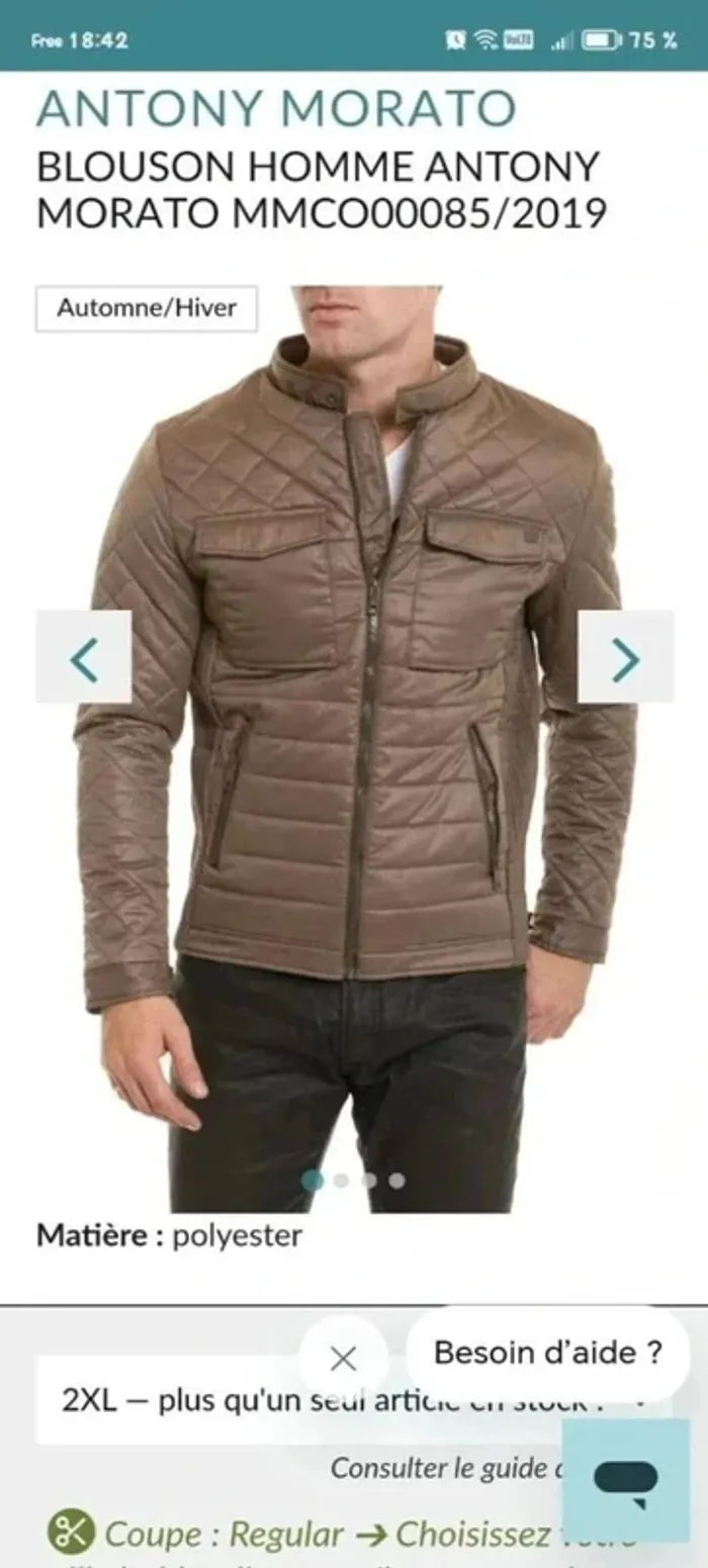 Blouson Antony Morato taille 50/L - photo numéro 12