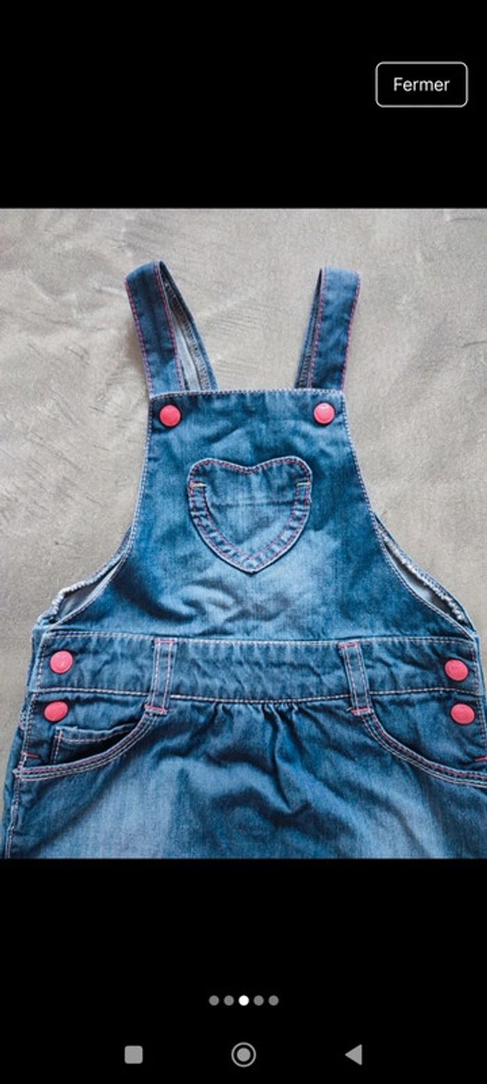 Robe en jeans 92 cm - photo numéro 3