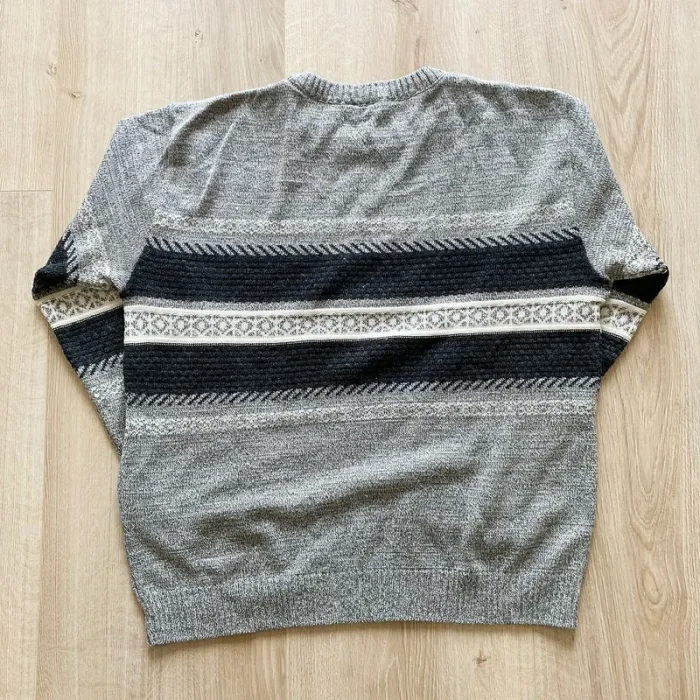 Natural Option Pull Vintage Gris Homme Exclusive Collection Mountain Warm (Taille L) - photo numéro 3