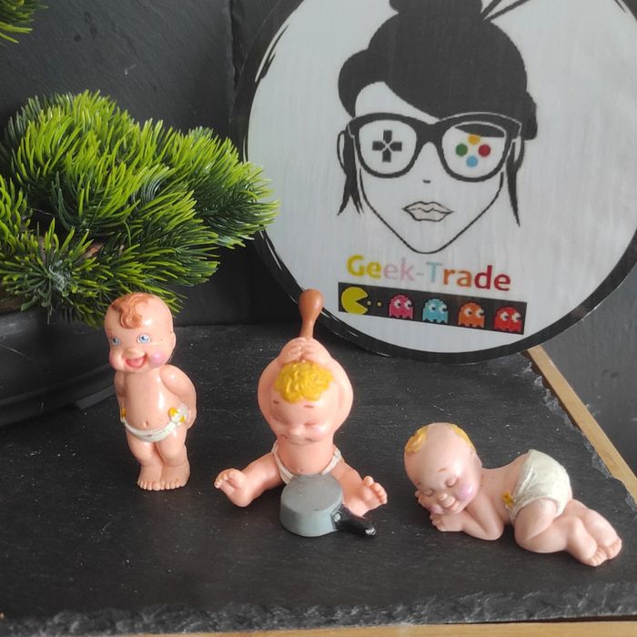 Lot Figure Figurine Toy Galoob El Greco Magic Babies Bébés Chaire Skin Vintage