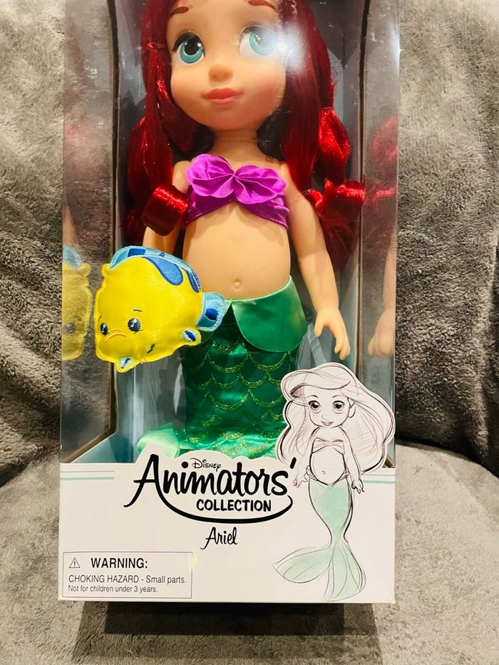 Véritable poupée animator Disney ariel la petite sirène - photo numéro 3
