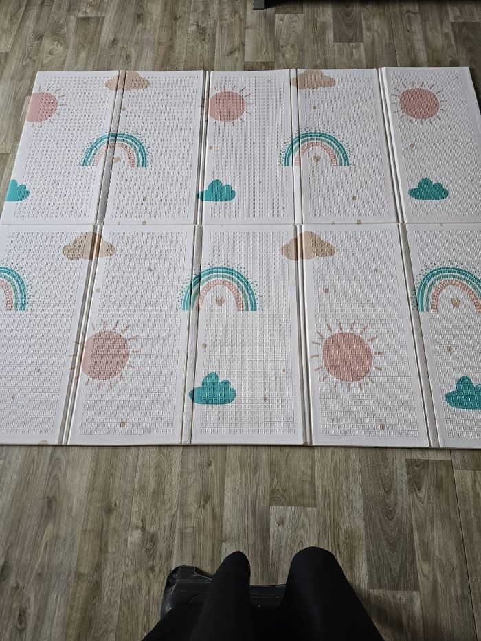 tapis d'éveil sweetyfox réversible neuf - photo numéro 9