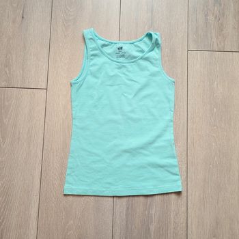 Débardeur bleu vert. Garçon 8 ans. Marque H&M