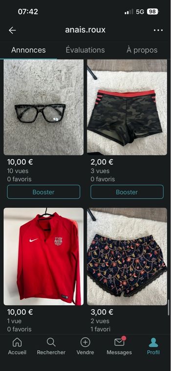 Vente vêtement femmes