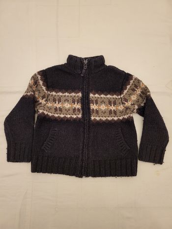 1 pull zippé garçon 3 ans 
