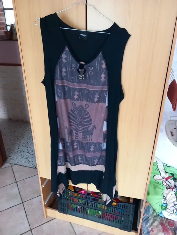 🍓robe tunique viscose elasthan T50
