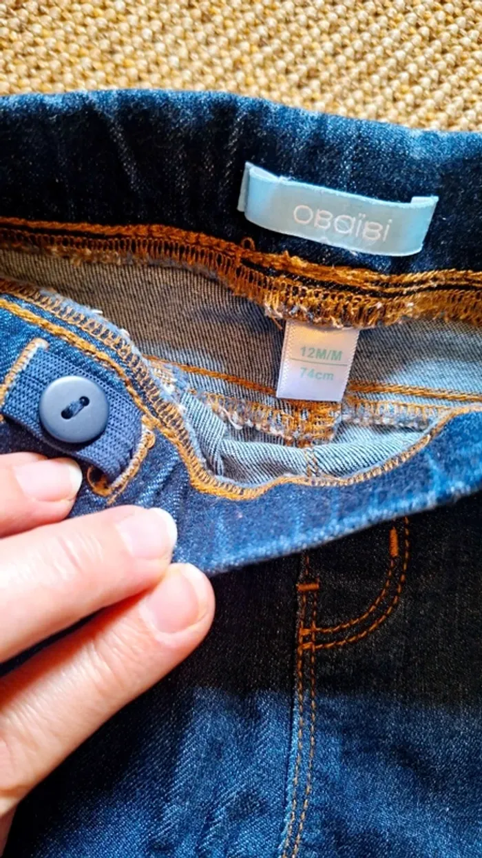 Jean fille obaïbi 12 mois - photo numéro 3