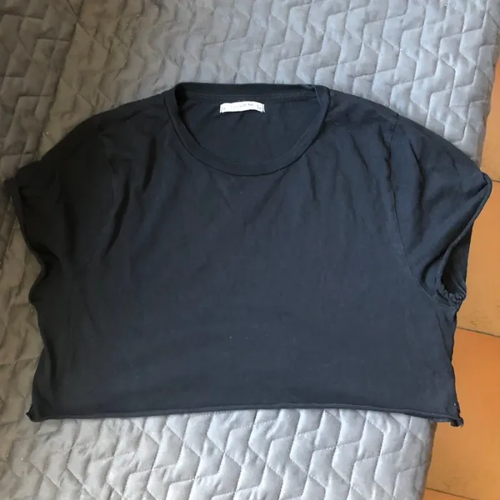 Crop top noir Pull & Bear en M